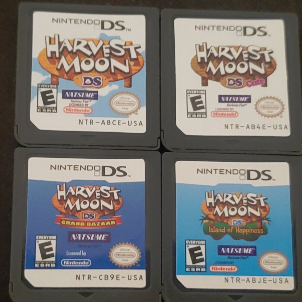 Harvest Moon DS, Island of Happiness, Grand Bazaar, Cute Video Game Nintendo DS